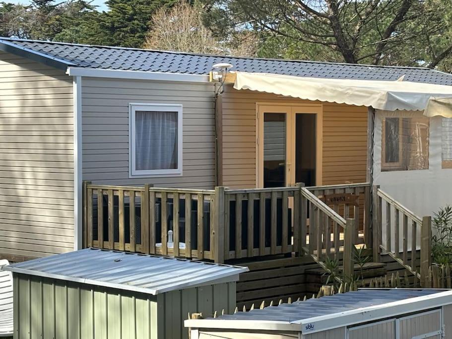 Mobil home Cygne 85 Quiberon Eksteriør billede